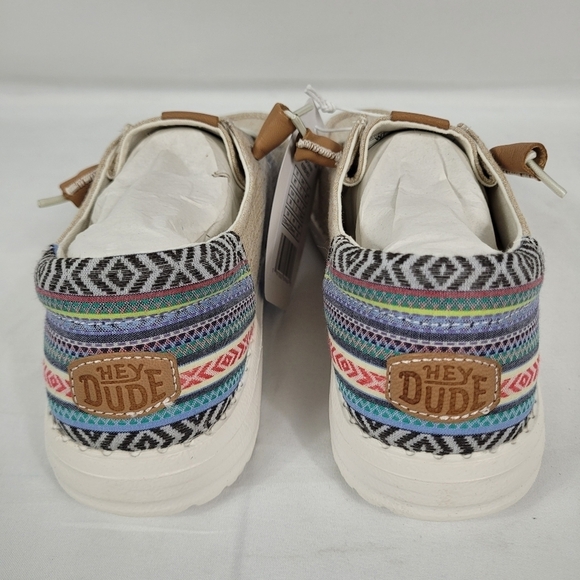Hey Dude Wendy Funk Crafted Serape Stripe Women's Casual Shoe Size 7 New In Box - Picture 4 of 11